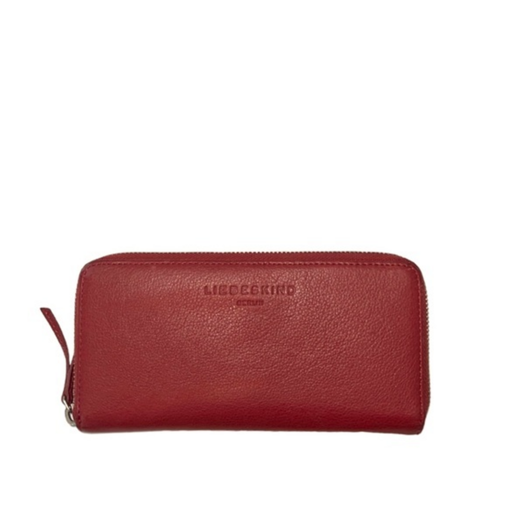 Liebeskind‎ Berlin Aissa Red Cow Leather Zip Around Wallet